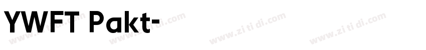 YWFT Pakt字体转换